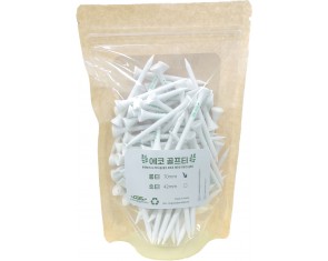생분해성 ECO 에코 골프티/친환경 골프티 [100개묶음]